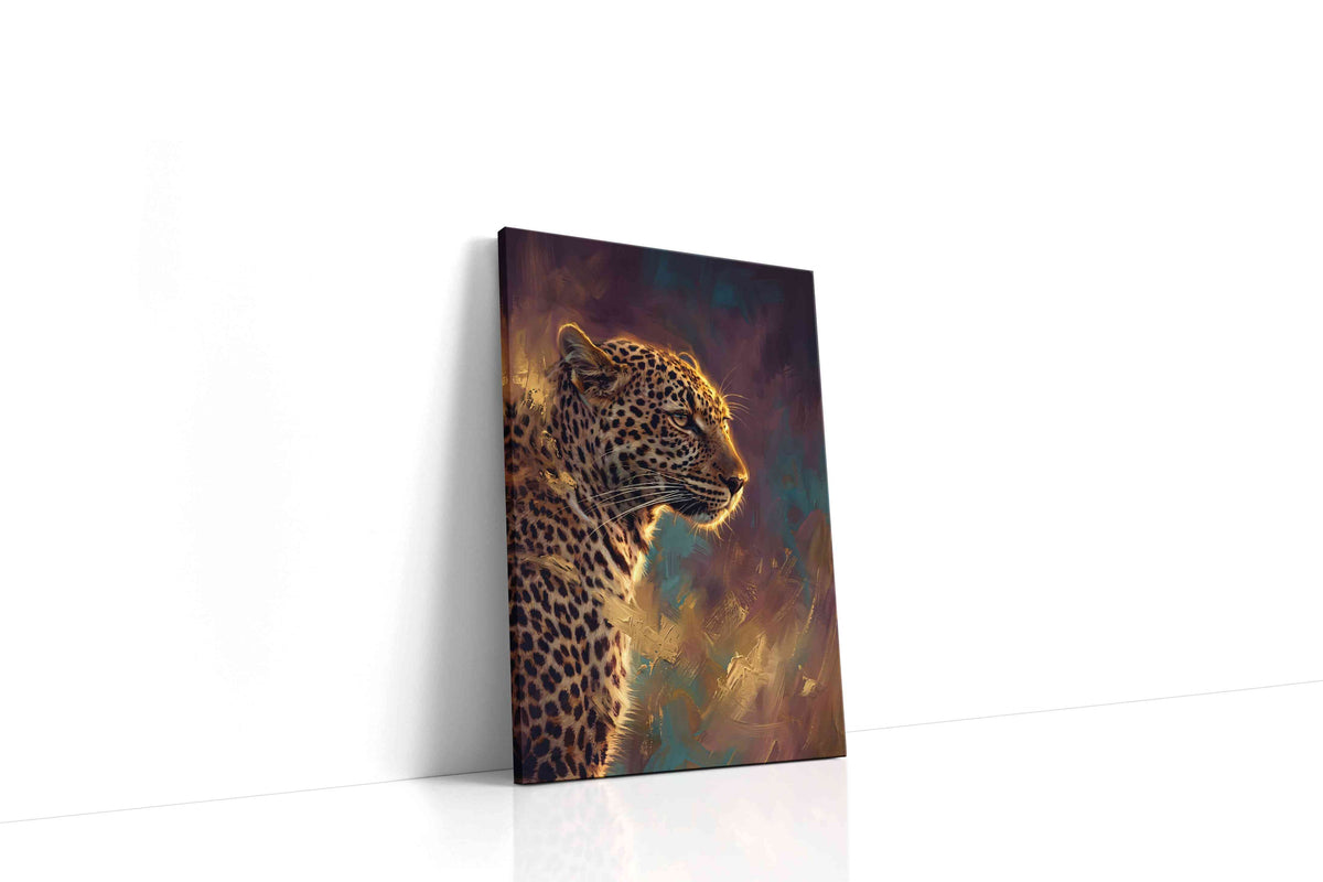 Majestic Twilight Gaze animals canvas print, gallery-wrapped, ready to hang