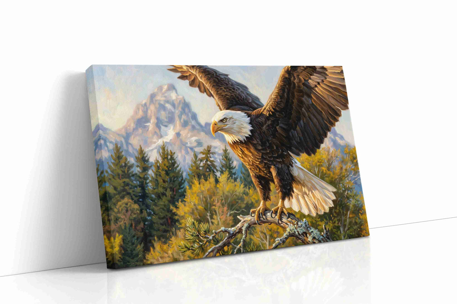 Majestic Winged Guardian birds canvas print, gallery-wrapped, ready to hang