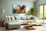 Majestic Winged Guardian (Animals) - Birds, Bird Wall Art, Avian Canvas Print, Nature Bird Art