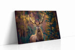 Majestic Woodland Gaze animals canvas print gallery-wrapped landscape canvas studio shot