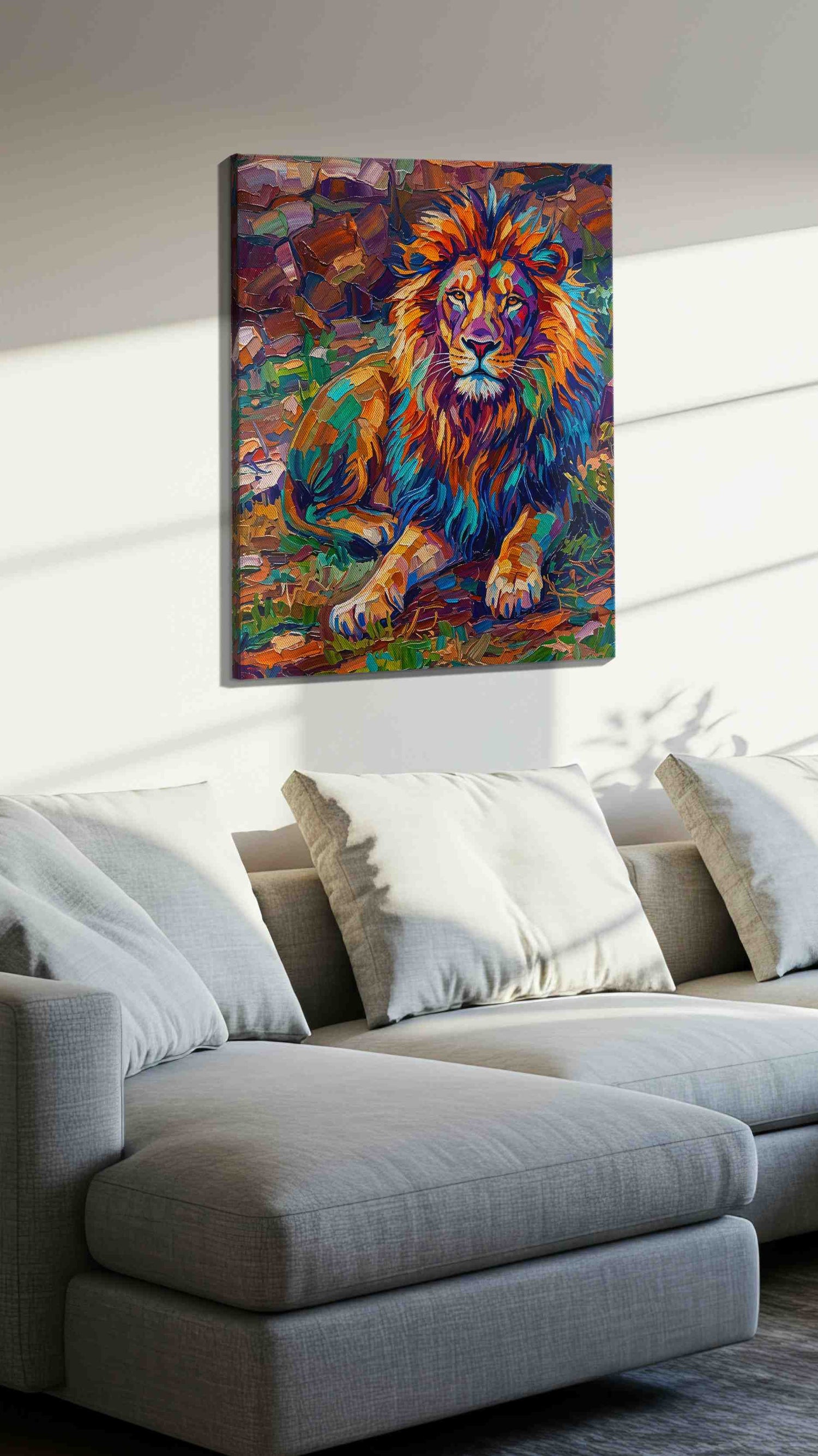 Regal Vibrance (Animals) - Animal Wall Art, Wildlife Canvas Print, Animal Lover Decor
