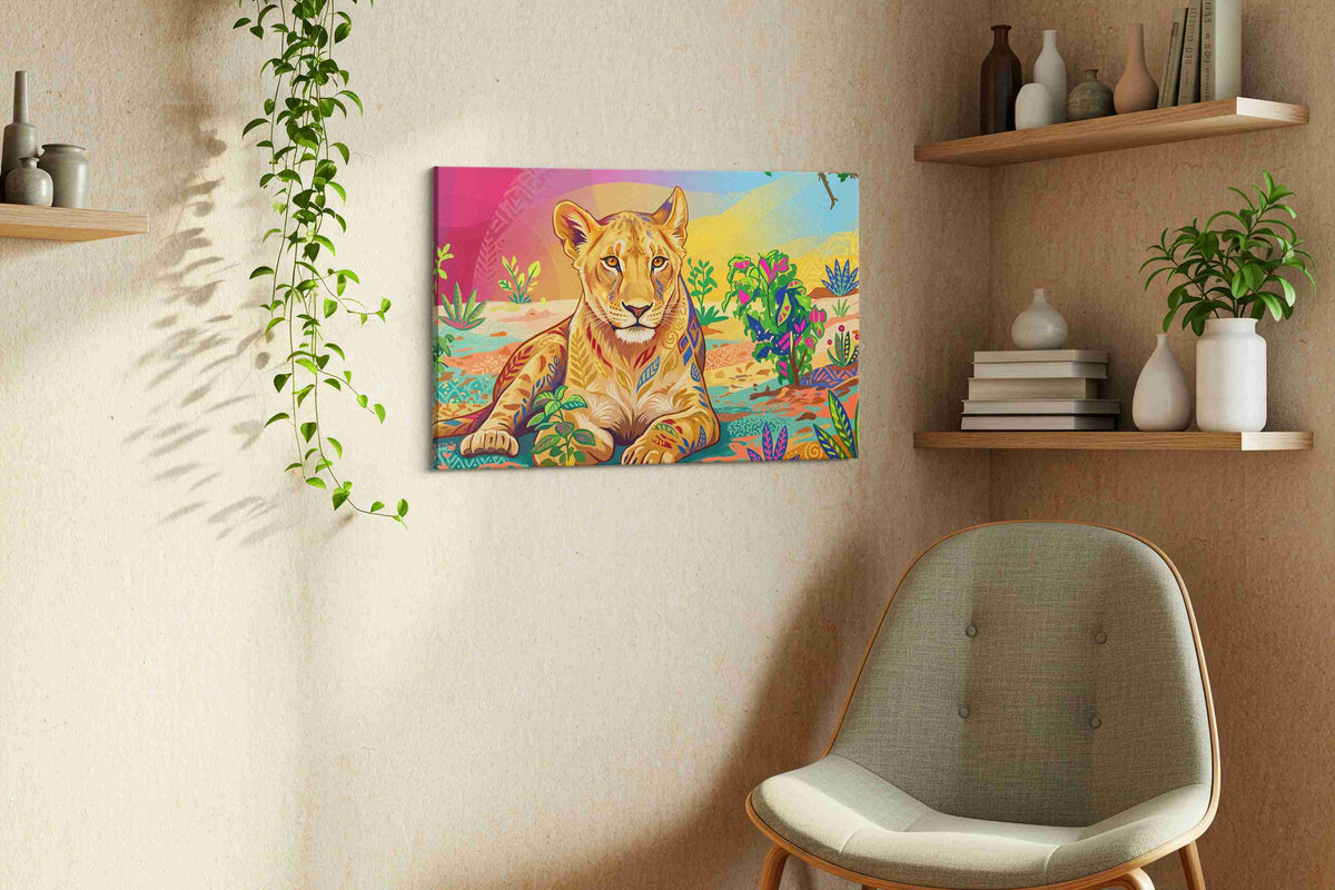 Savanna Serenade (Animals) - Animal Wall Art, Wildlife Canvas Print, Animal Lover Decor