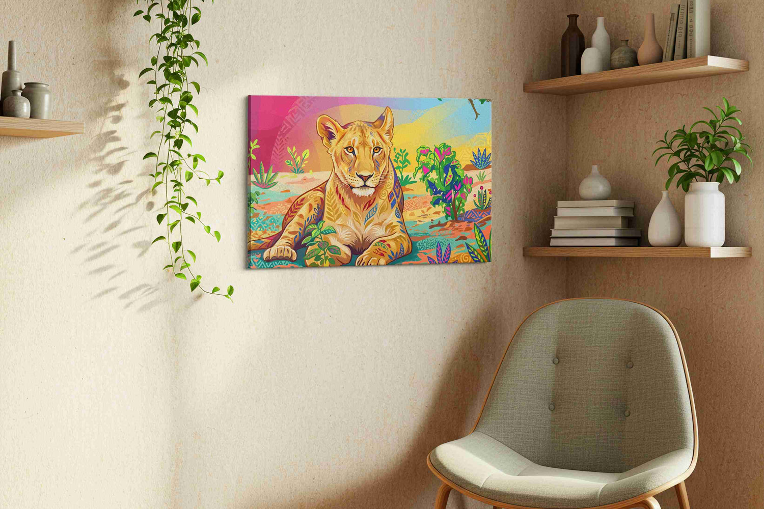 Savanna Serenade (Animals) - Animal Wall Art, Wildlife Canvas Print, Animal Lover Decor
