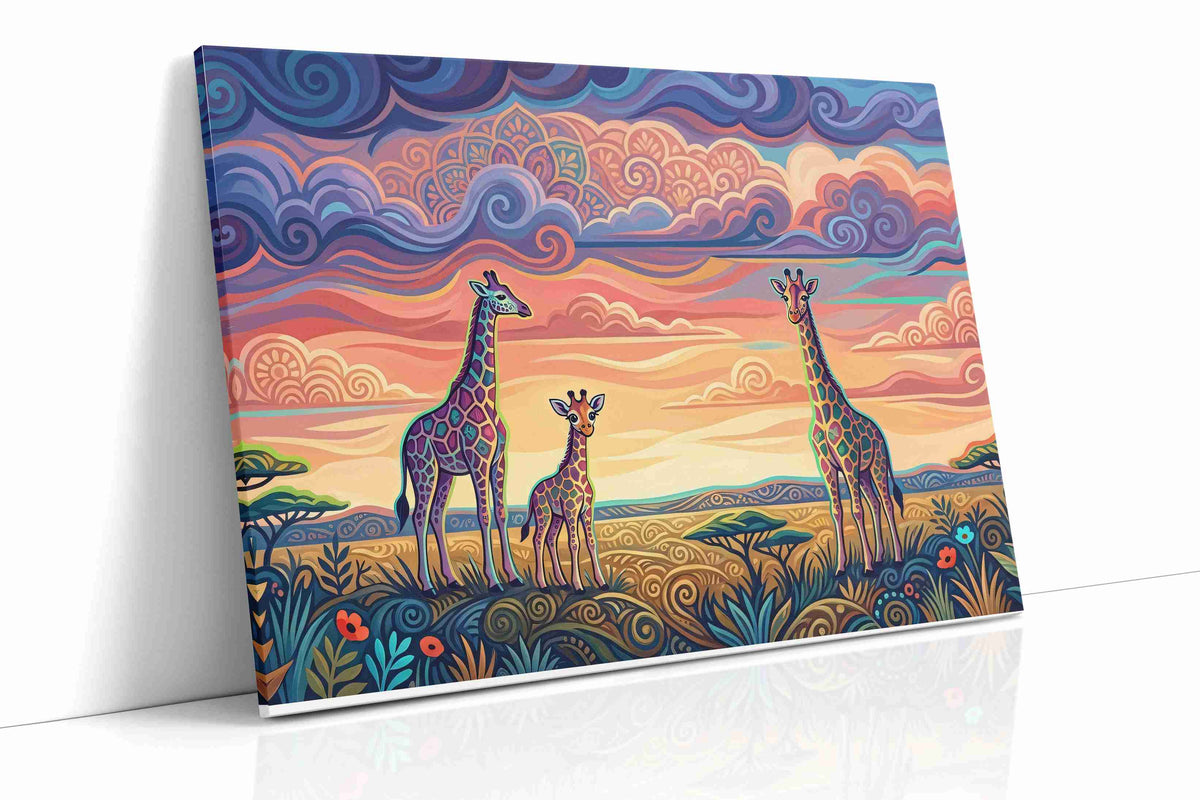 Serenade of the Savanna (Animals) - Animal Wall Art, Wildlife Canvas Print, Animal Lover Decor