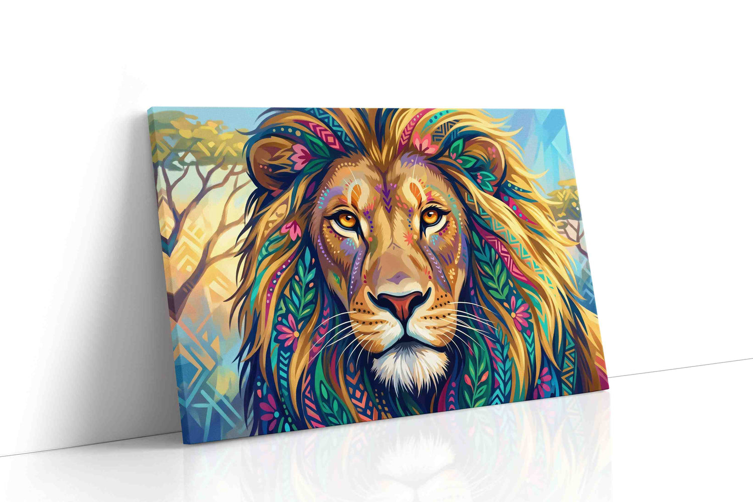 Vibrant Majesty II animals canvas print, gallery-wrapped, ready to hang