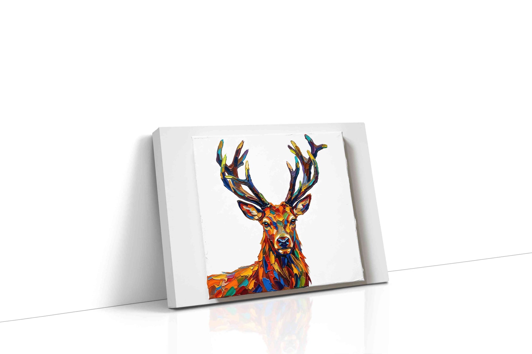 Vibrant Majesty III animals canvas print gallery-wrapped landscape canvas studio shot