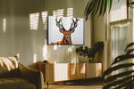 Vibrant Majesty III animals canvas print, on wall, lifestyle preview