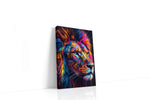 Vibrant Majesty IV cats canvas print gallery-wrapped portrait canvas studio shot