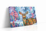 Whimsical Woodland Grace animals canvas print, gallery-wrapped, ready to hang