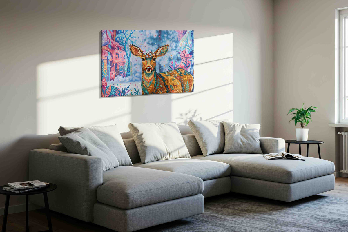 Whimsical Woodland Grace (Animals) - Animal Wall Art, Wildlife Canvas Print, Animal Lover Decor