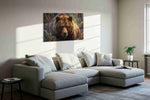 Majestic Wilderness Guardian (Bears) - Bear Wall Art, Wildlife Canvas Print, Nature Animal Art