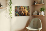 Majestic Wilderness Guardian bears canvas print, hanging on wall — view 2