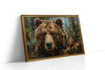 Through the Eyes of the Bear bears canvas print, gallery-wrapped, ready to hang