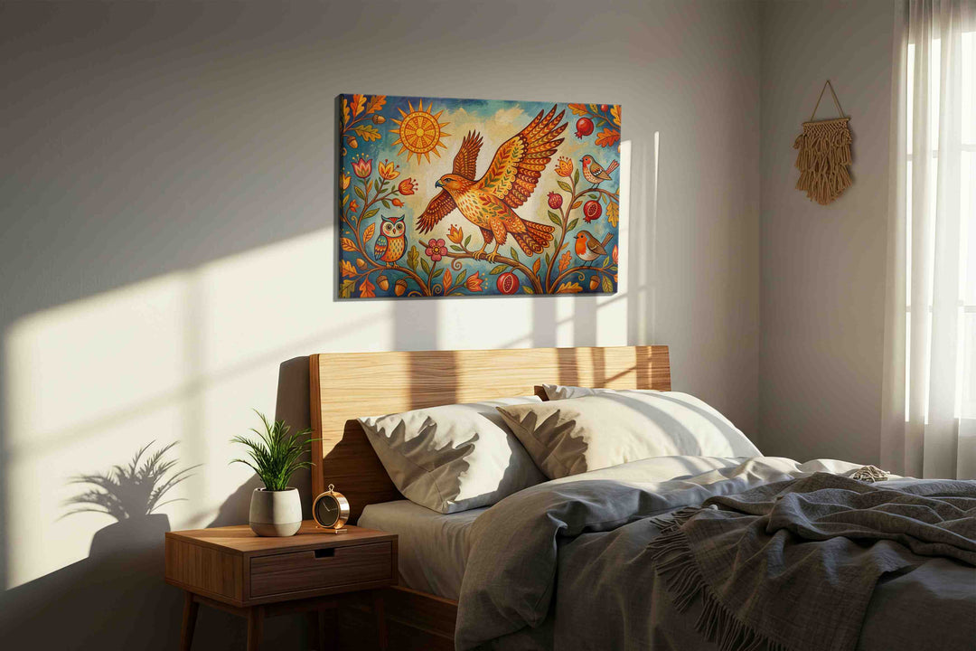 Enchanted Avian Symphony (Birds) - Bird Wall Art, Avian Canvas Print, Nature Bird Art