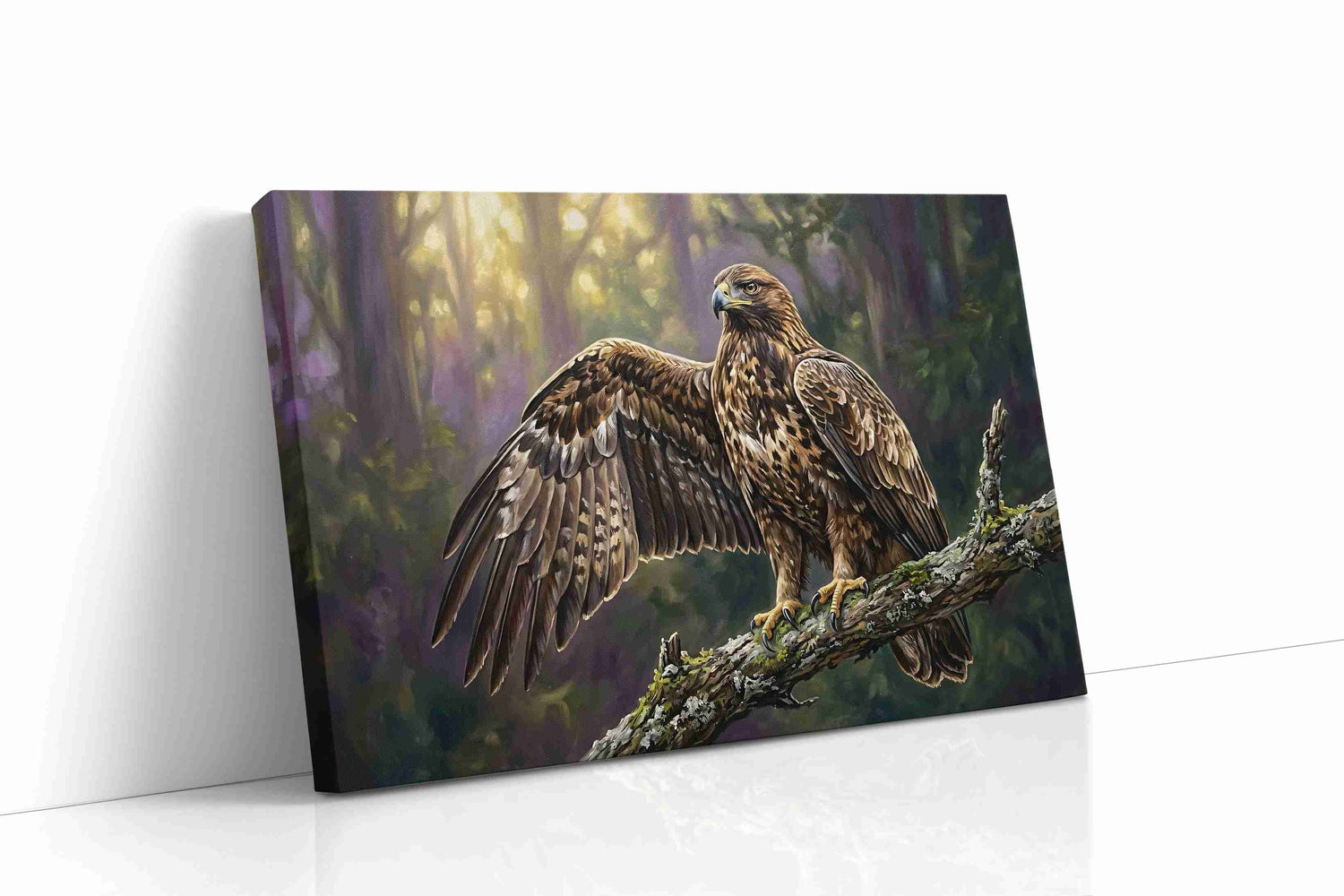 Majestic Forest Sentinel birds canvas print, gallery-wrapped, ready to hang