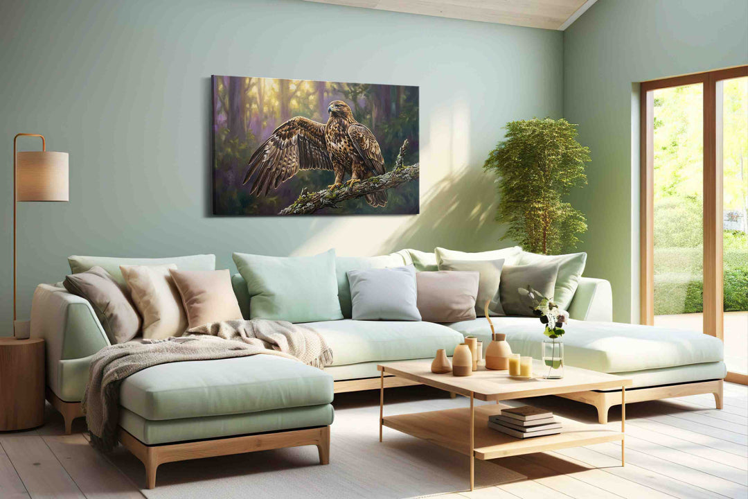 Majestic Forest Sentinel (Birds) - Bird Wall Art, Avian Canvas Print, Nature Bird Art