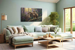 Majestic Forest Sentinel (Birds) - Bird Wall Art, Avian Canvas Print, Nature Bird Art