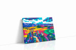 Wings of the Vibrant Valley (Fantasy) - Animals, Animal Wall Art, Wildlife Canvas Print, Animal Lover Decor gallery-wrapped landscape canvas studio shot
