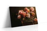 Eternal Bloom Symphony floral canvas print, gallery-wrapped, ready to hang
