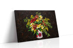Eternal Bloom Symphony II (Floral) - Floral Canvas Print, Botanical Wall Art, Flower Canvas Art gallery-wrapped landscape canvas studio shot