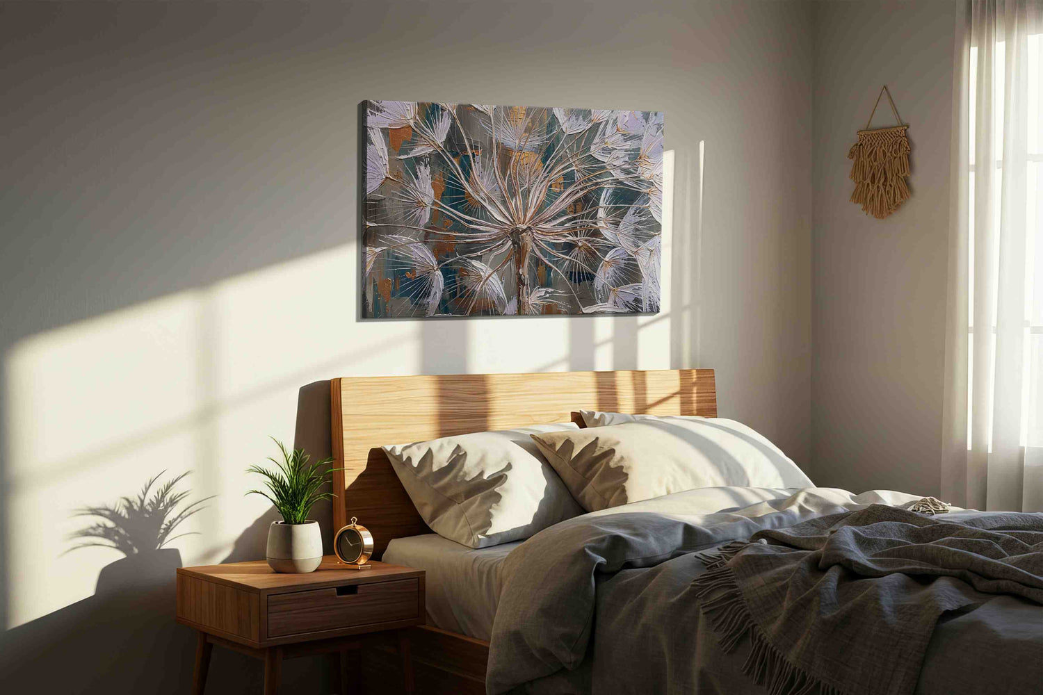Whisper of the Dandelion (Floral) - Nature, Nature Wall Art, Scenic Canvas Print, Natural Landscape Art