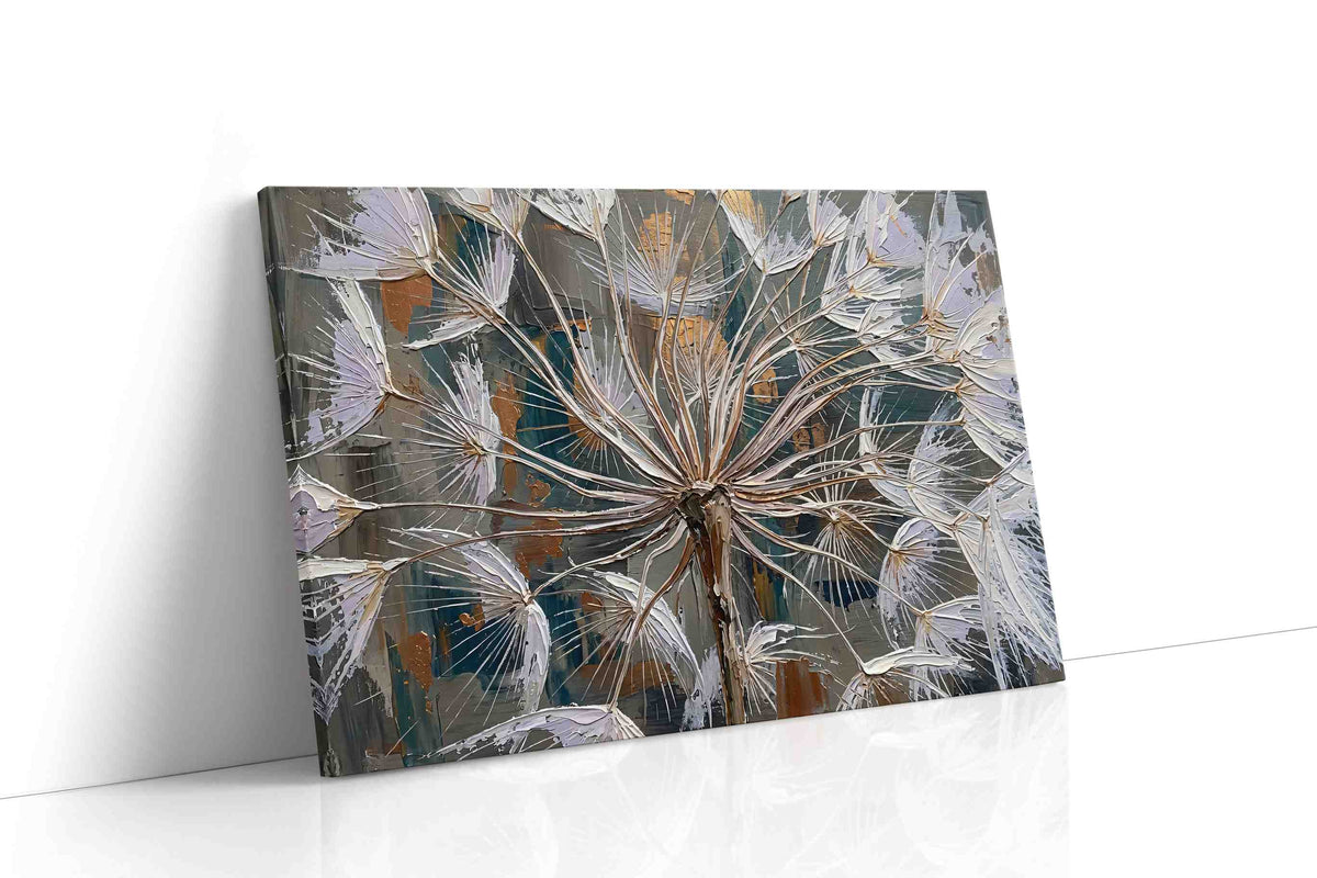 Whisper of the Dandelion (Floral) - Nature, Nature Wall Art, Scenic Canvas Print, Natural Landscape Art gallery-wrapped landscape canvas studio shot
