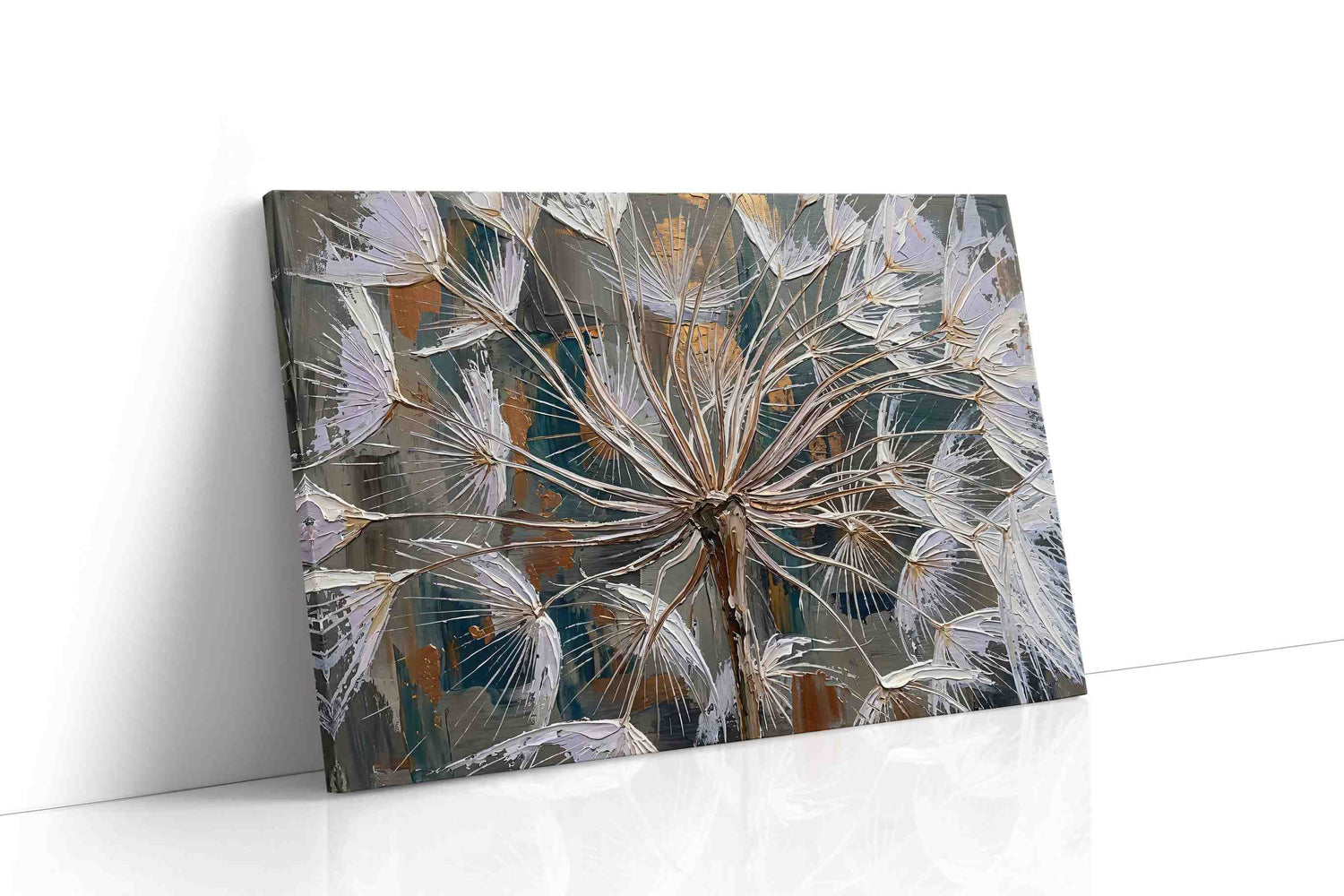 Whisper of the Dandelion (Floral) - Nature, Nature Wall Art, Scenic Canvas Print, Natural Landscape Art gallery-wrapped landscape canvas studio shot