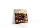Gallop Through the Tempest horses canvas print gallery-wrapped square canvas studio shot