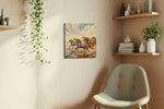 Gallop Through the Tempest II (Horses) - Horse Wall Art, Equine Canvas Print, Western Decor