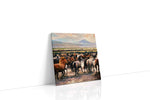 Gallop of Freedom horses canvas print, gallery-wrapped, ready to hang