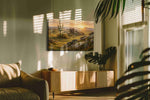 Desert Glow Serenade landscape canvas print, on wall, lifestyle preview