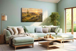 Desert Glow Serenade (Landscape) - Landscape Canvas Print, Scenic Wall Art, Nature Canvas Art