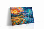 Eternal Twilight Symphony nature canvas print, gallery-wrapped, ready to hang