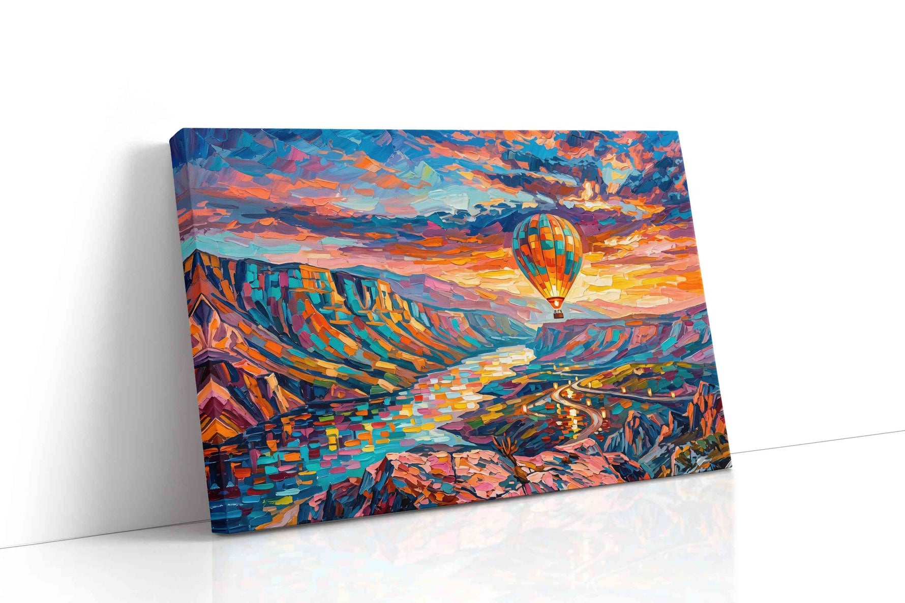 Skyward Dreams in Painted Hues nature canvas print, gallery-wrapped, ready to hang