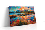 Sunlit Symphony nature canvas print, gallery-wrapped, ready to hang