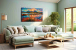 Sunlit Symphony nature canvas print, hanging on wall