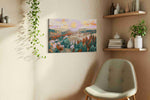 Sunlit Whisper of the Pines (Landscape) - Nature, Nature Wall Art, Scenic Canvas Print, Natural Landscape Art