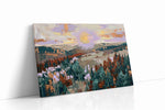 Sunlit Whisper of the Pines nature canvas print, gallery-wrapped, ready to hang