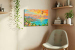 Tropical Dreamscape at Sunset (Landscape) - Nature, Nature Wall Art, Scenic Canvas Print, Natural Landscape Art