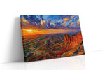 Vibrant Canyon Dreamscape (Landscape) - Landscape Canvas Print, Scenic Wall Art, Nature Canvas Art gallery-wrapped landscape canvas studio shot