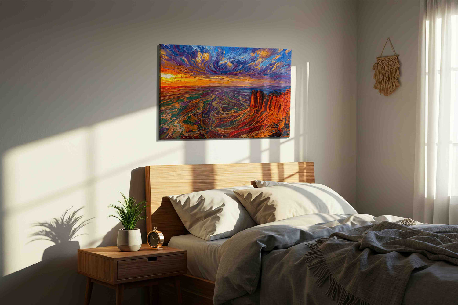 Vibrant Canyon Dreamscape (Landscape) - Landscape Canvas Print, Scenic Wall Art, Nature Canvas Art