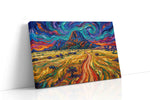 Whirlwind Over the Mesa landscape canvas print, gallery-wrapped, ready to hang
