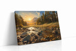 Whispers of Sunrise Valley nature canvas print gallery-wrapped landscape canvas studio shot