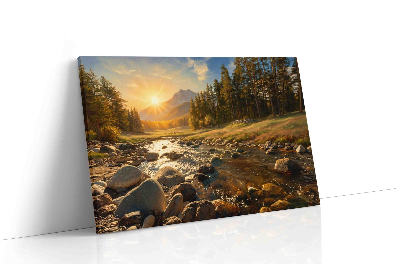 Whispers of Sunrise Valley nature canvas print, gallery-wrapped, ready to hang