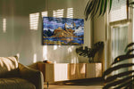 Whispers of the Majestic Peaks mountain canvas print, hanging on wall