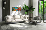 Dewy Autumn Embrace leaves canvas print, on wall, lifestyle preview