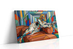 Chromatic Contemplation portraits canvas print, gallery-wrapped, ready to hang