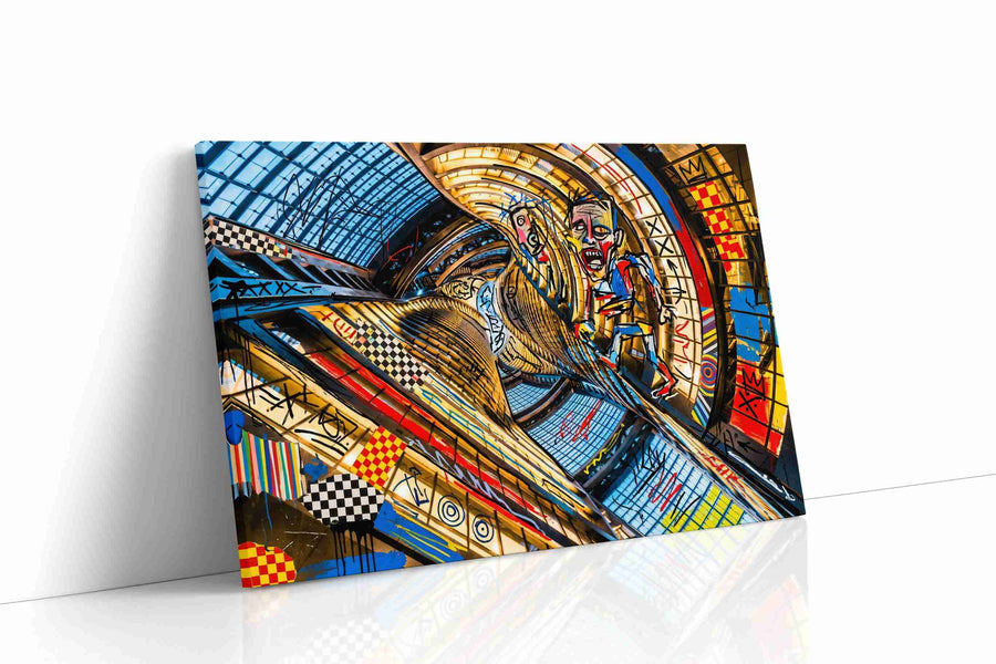 Spirals of Dissonance modern canvas print, gallery-wrapped, ready to hang