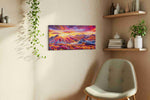 Radiant Peaks of Dawn (Mountain) - Mountain Wall Art, Landscape Canvas Print, Nature Scenery Art