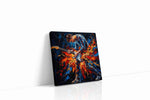 Electric Passion Blaze music canvas print gallery-wrapped square canvas studio shot
